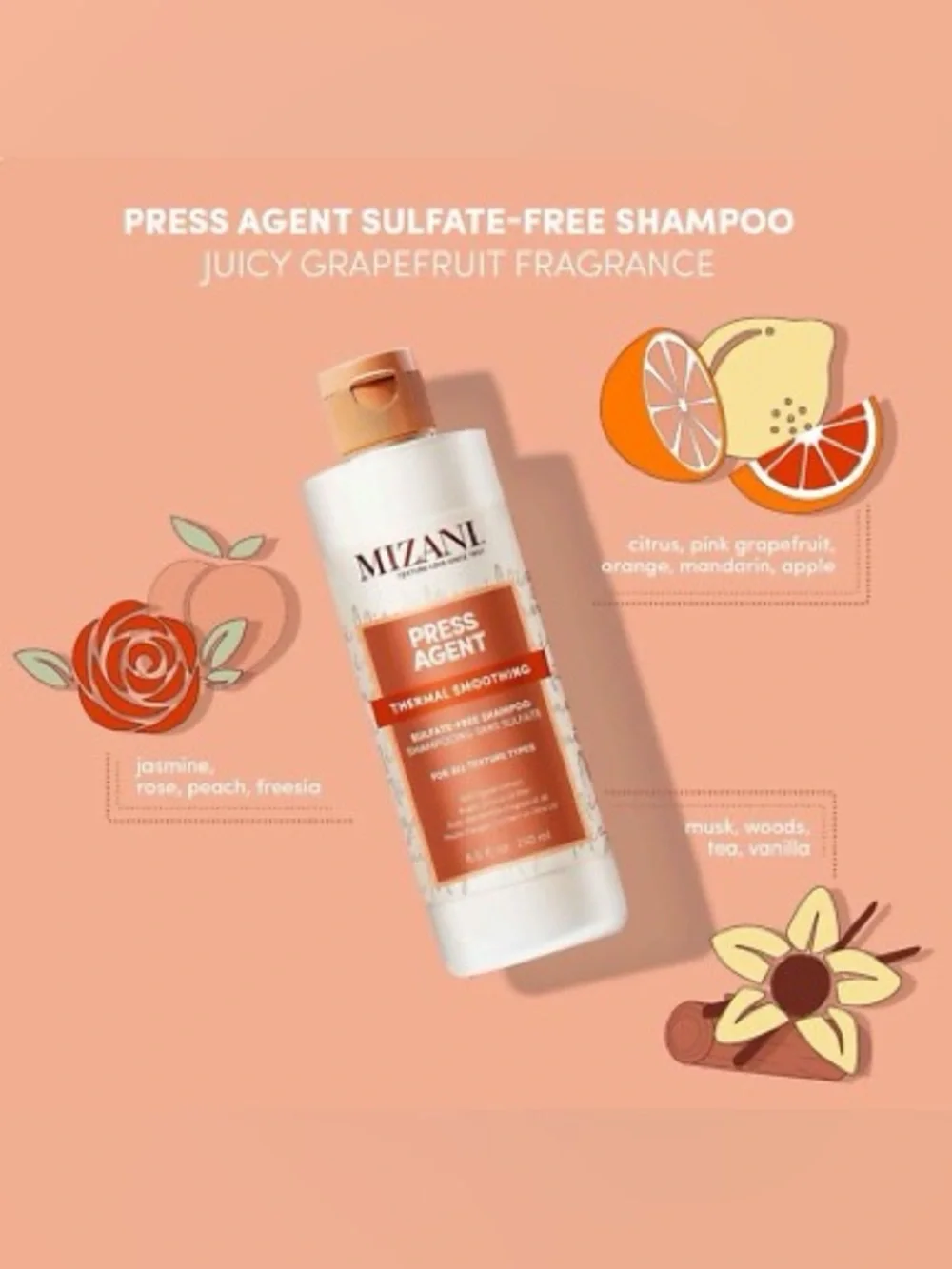 Mizani Press Agent Thermal Smoothing Shampoo